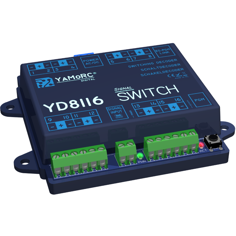 YAMORC YD8116 Schakeldecoder aan / uit 16 voudig