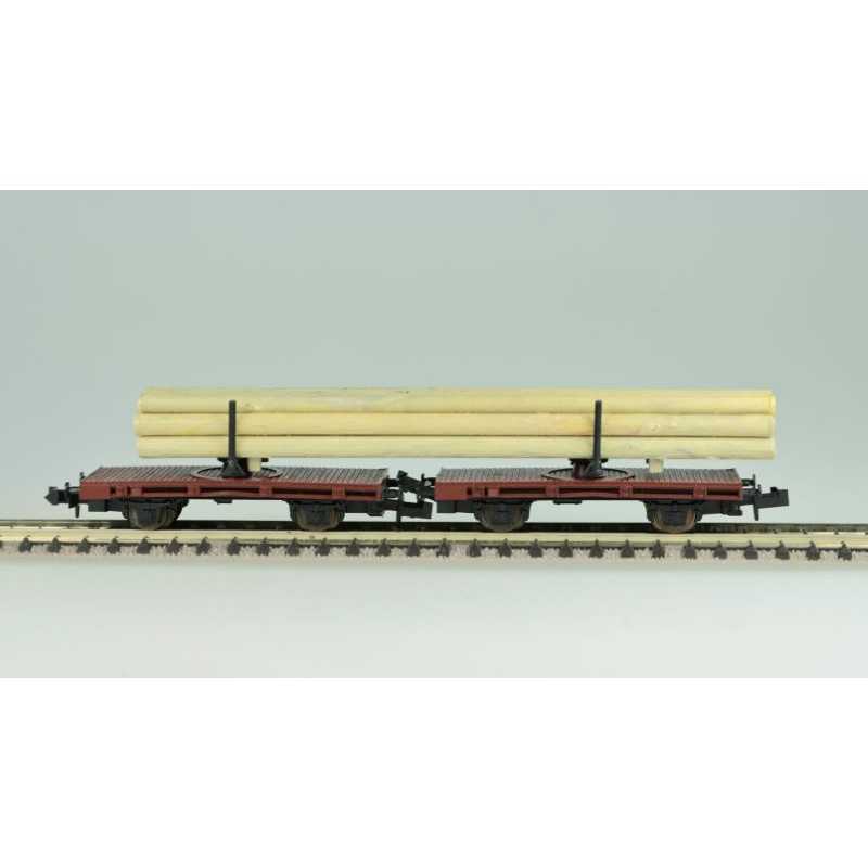 Roco 25021 . Drehschemelwagen met houtlading Roco 25021 . Drehschemelwagen met houtlading