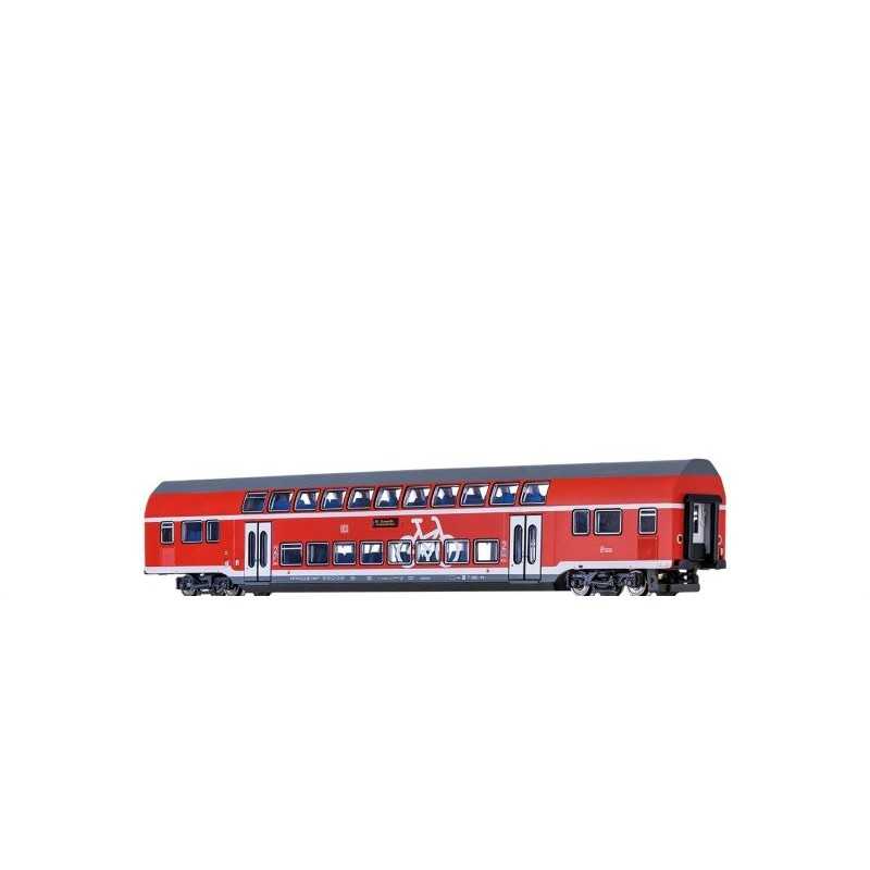 Brawa 64541 DB-AG TWINDEXX VARIO® Doppelstock-Mittelwagen DB AG, 2. Klasse (Stralsund Hbf)