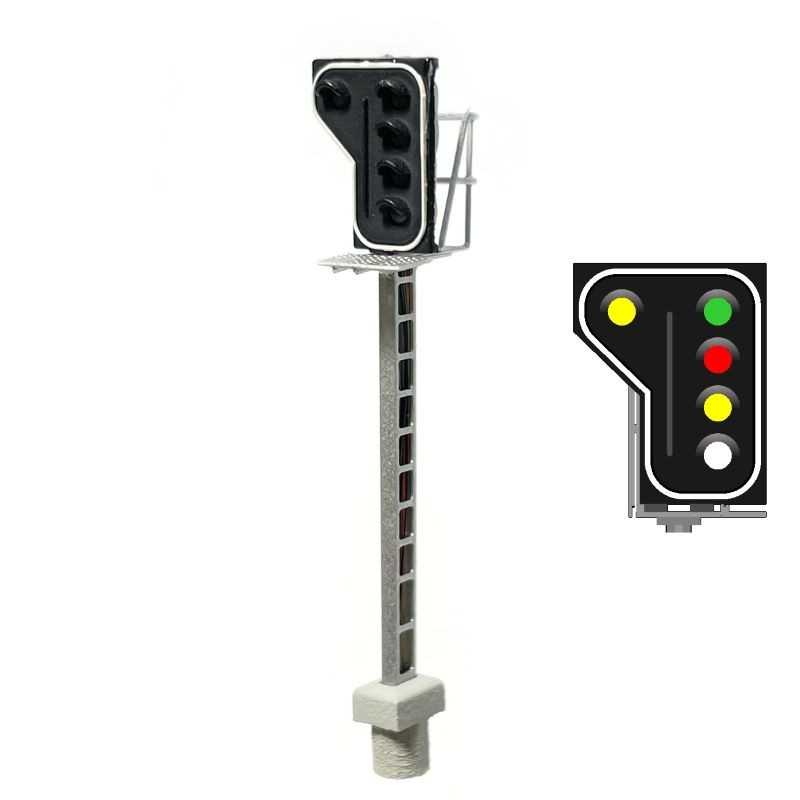 Mafen 413912 NMBS / SNCB SNCB Signal 5 Lichter (Grün/Rot/Gelb/Weiß - Gelb) - rechte Seite