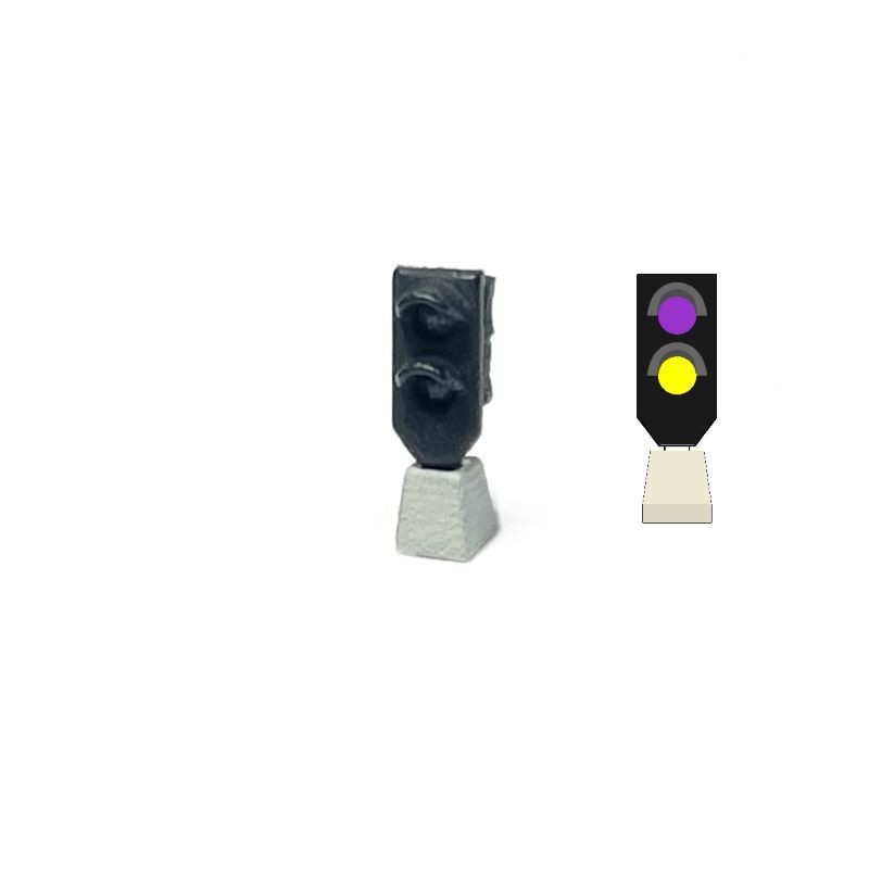 Mafen 413922 NMBS / SNCB Zwergsignal (Violett/Gelb)