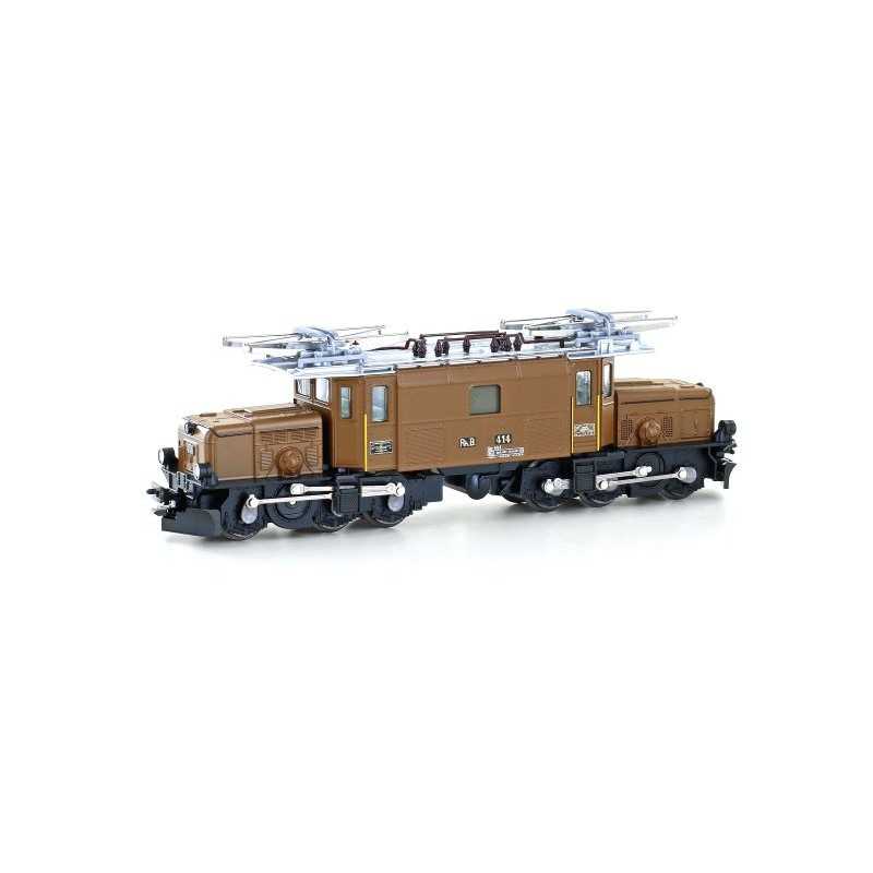 Kato K3104-1S RhB E-Loc Ge 6/6 I Krokodil RhB nr. 414 bruin Digitaal met Sound