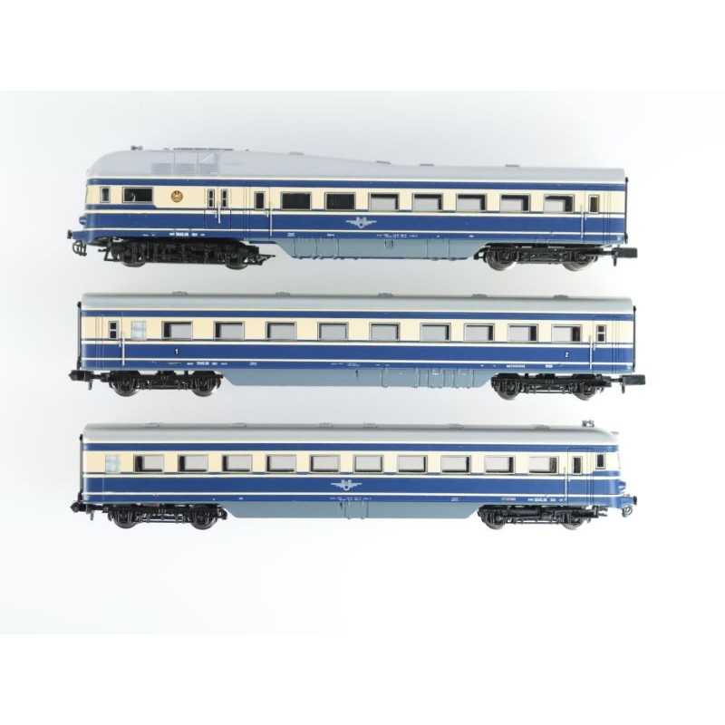 Jagerndorfer 75022 OBB Triebwagen 3-delig RH 5045 "Blauer Blitz" Digitaal met Sound