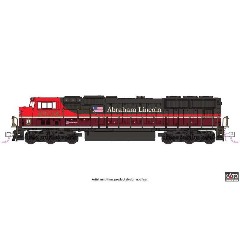 Kato K176-1616 USA Diesellok EMD SD70M UP 1616 "Abrahm Lincoln"