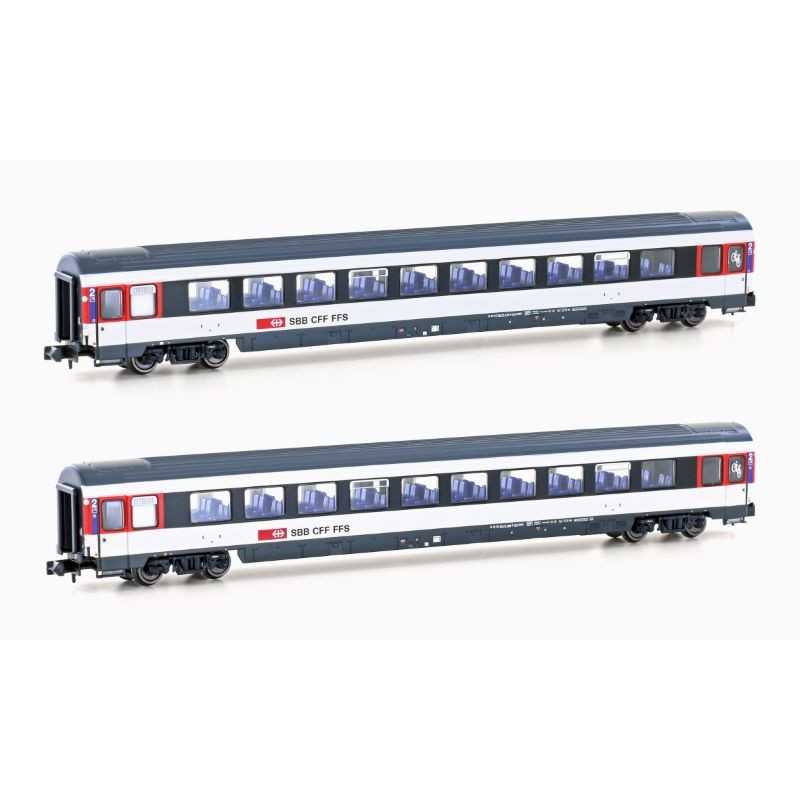 Hobbytrain H25503 SBB Rijtuigenset 2-delig BPM 2e klasse (UIC Z1)