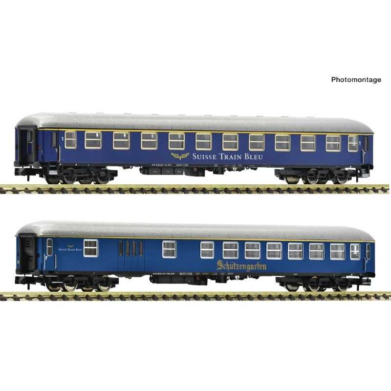 Fleischmann 6260083 DB Rijtuigenset "Suisse Train Bleu" 2-delig