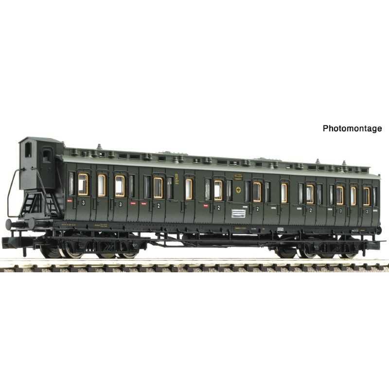 Fleischmann 6260100 DR(G), (vóór 1945) Rijtuig 2e/3e klasse type BC4 pr04