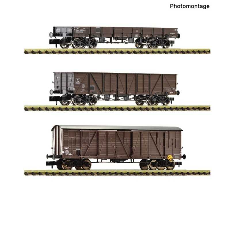 Fleischmann 6660167 SNCF Goederenwagenset type TP 3-delig