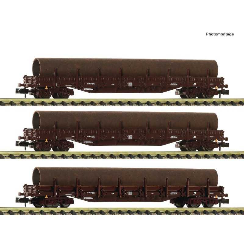 Fleischmann 6660142 OBB Rongenwagenset met lading type Res