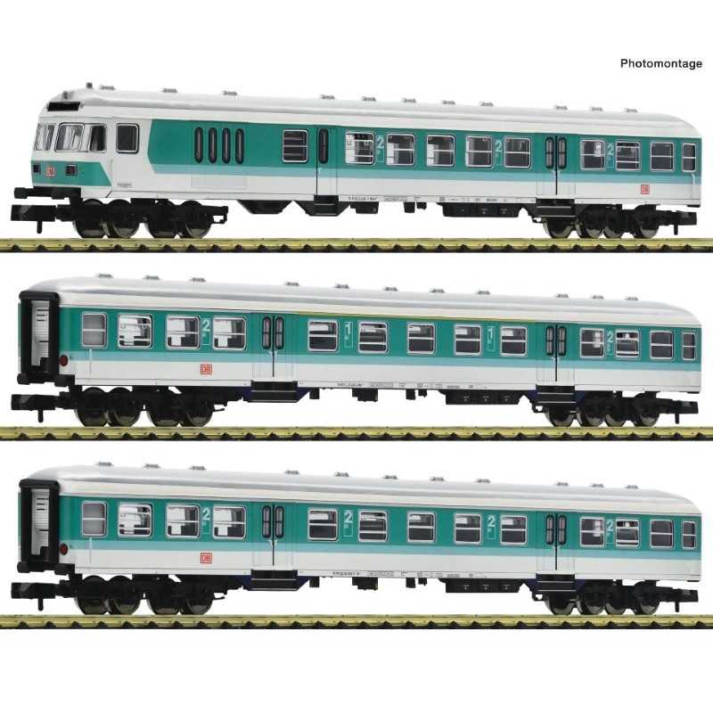 Fleischmann 6260090 DB Rijtuigenset met stuurstand 3-delig Fleischmann 6260090 DB Rijtuigenset met stuurstand 3-delig