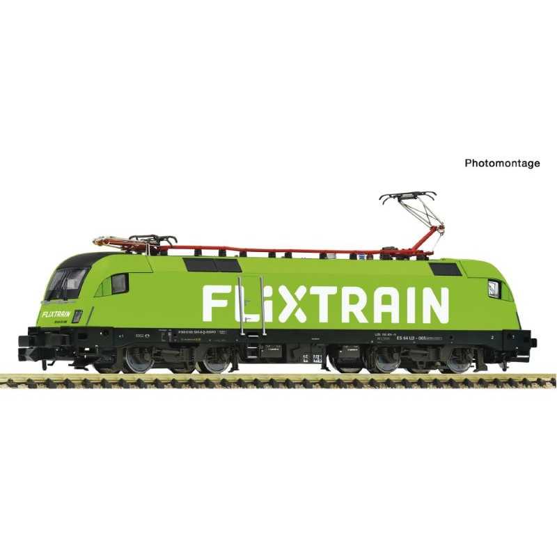 Fleischmann 7570079 Flixtrain GmbH E-Loc Br 182 505-8 "FLIXTRAIN" Digitaal/Sound