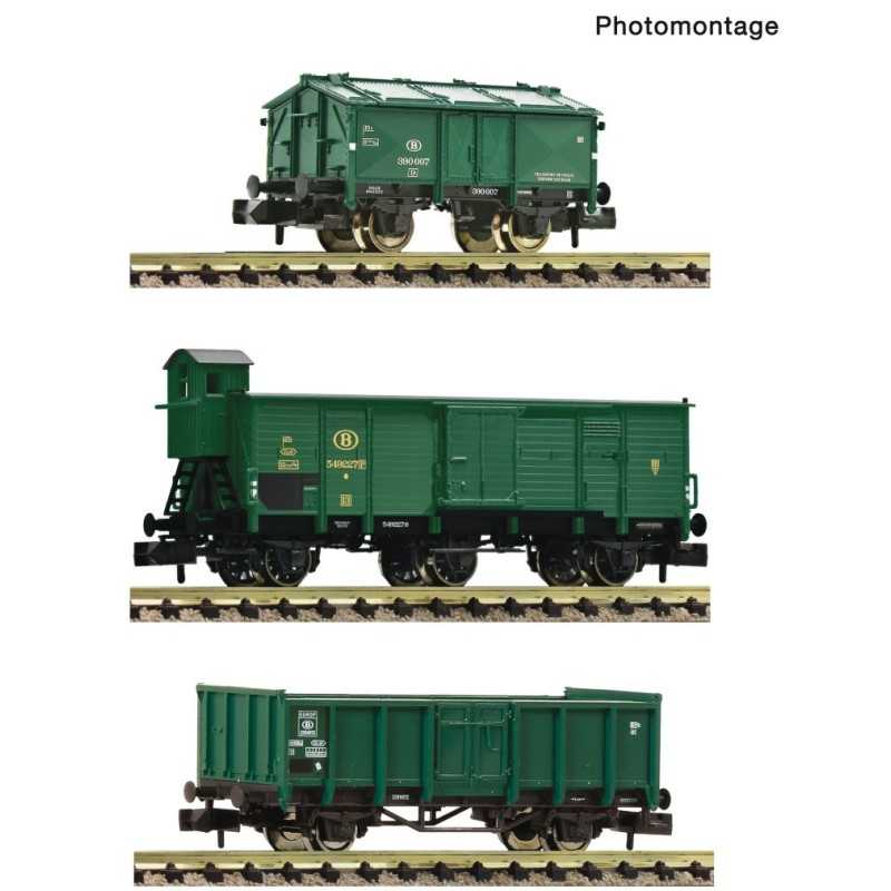 Fleischmann 6660077 SNCB Goederenwagenset 3-delig