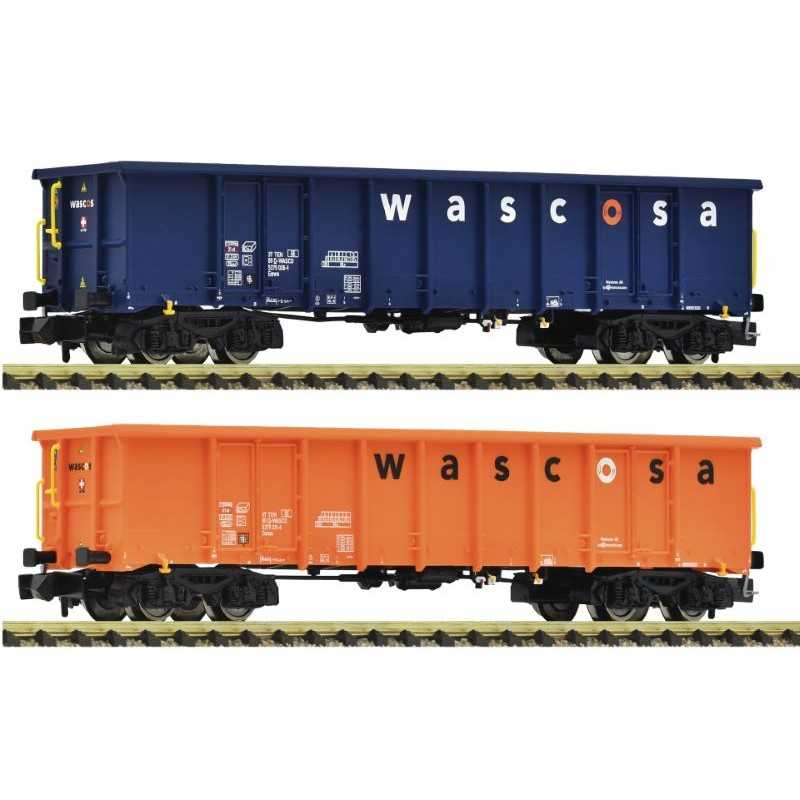 Fleischmann 6660140 WASCOSA Open goederenwagenset type Eanos "WASCOSA" 2-delig