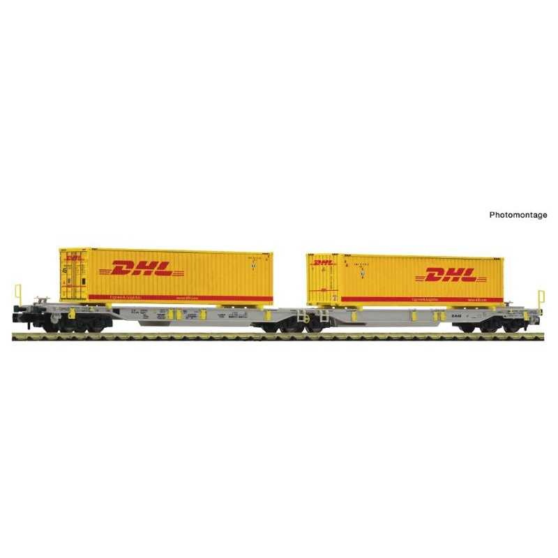 Fleischmann 6660069 AAE Doppeltaschen-Gelenkwagen T2000 "DHL"