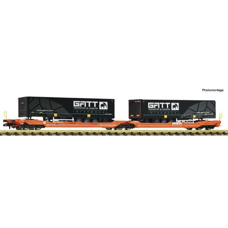 Fleischmann 6660165 DB-AG Doppeltaschen-Gelenkwagen T3000e "GATT"