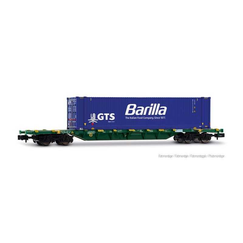 Arnold HN6743 FS Containerwagen Sgnss met "GTS Barilla", " container