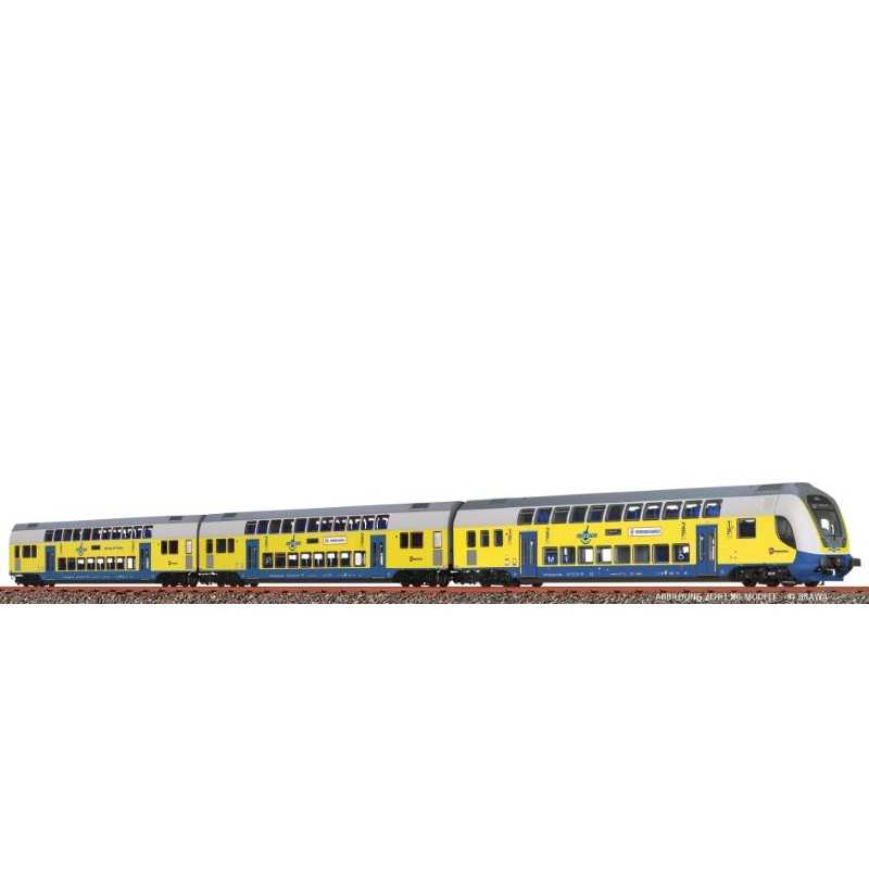 Brawa 64545 DB Rijtuigenset METRONOM 3-delig