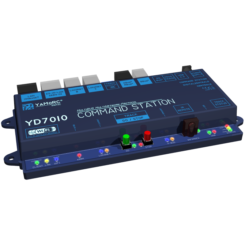 YAMORC YD7010 Centrale Command station 7010 exclusief voeding YAMORC YD7010 Centrale Command station 7010 exclusief voeding