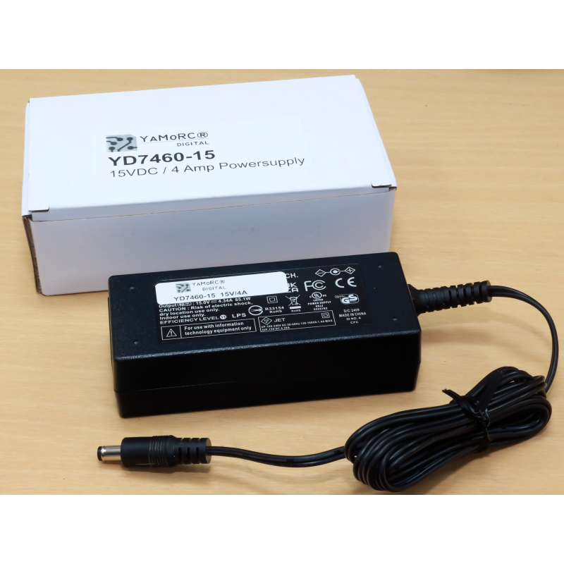 YAMORC YD7460-15 Powersupply 15VDC / 60 Watt