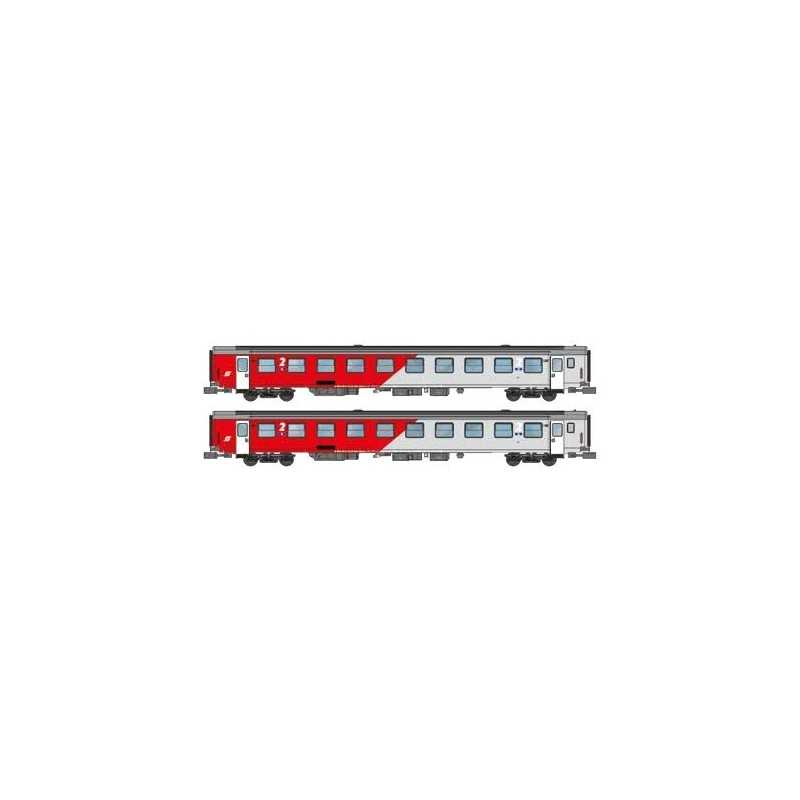 Jagerndorfer JC60500_1 OBB Rijtuigenset City Shuttle Schrägdesign
