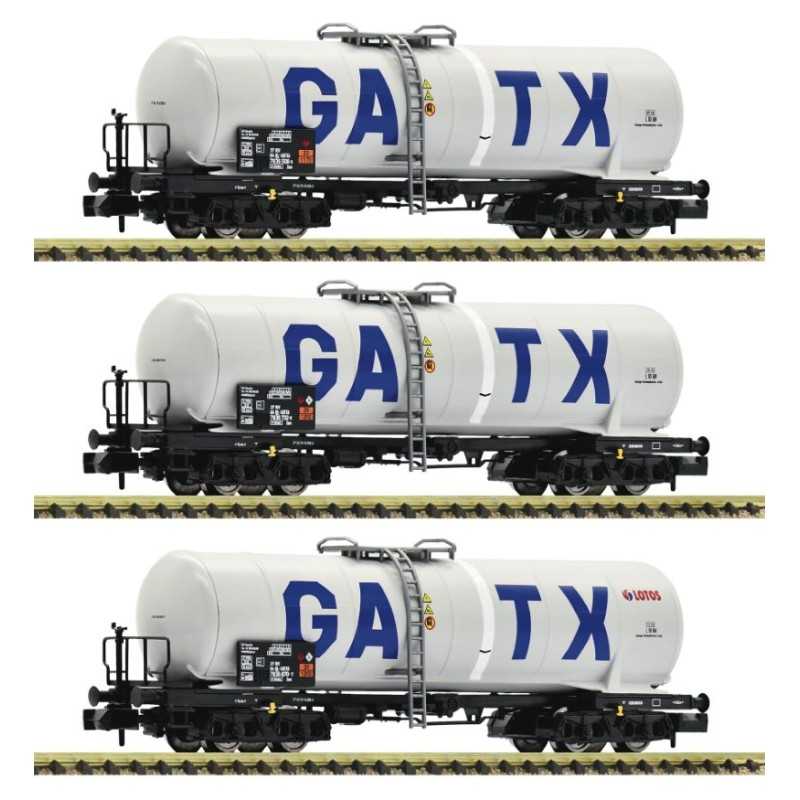 Fleischmann 825813 NS Ketelwagenset 3-delig "GATX" NS