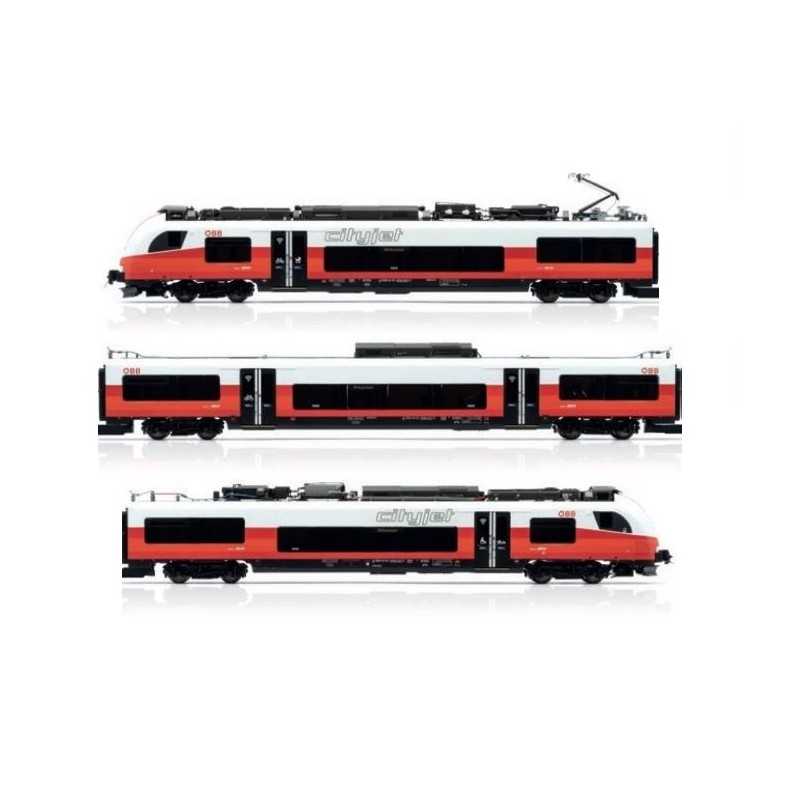 Jagerndorfer JC73252 OBB Treinstel 4744 Cityjet 3-delig Digitaal/Sound