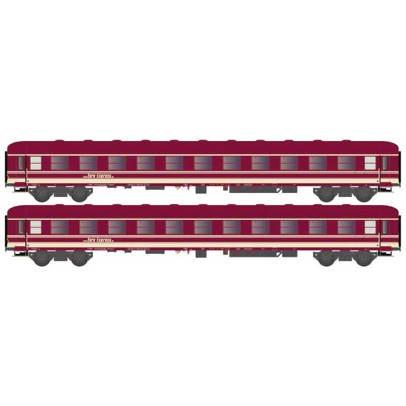 Hobbytrain H22210 . Rijtuigenset Bcm 243 Euro-Express