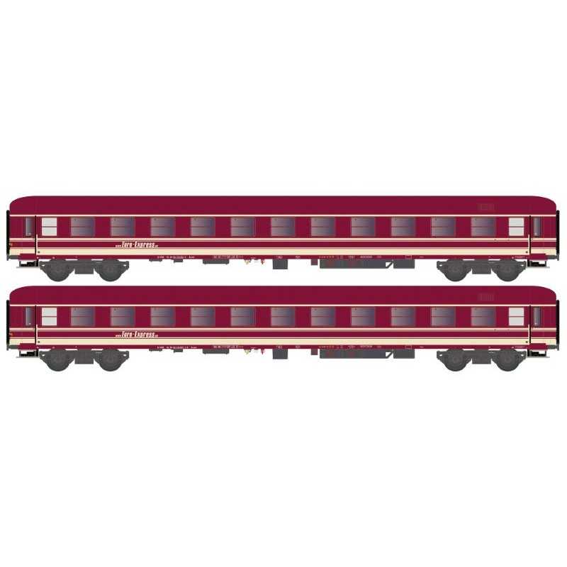 Hobbytrain H22211 . Rijtuigenset Bcm 246 Euro-Express