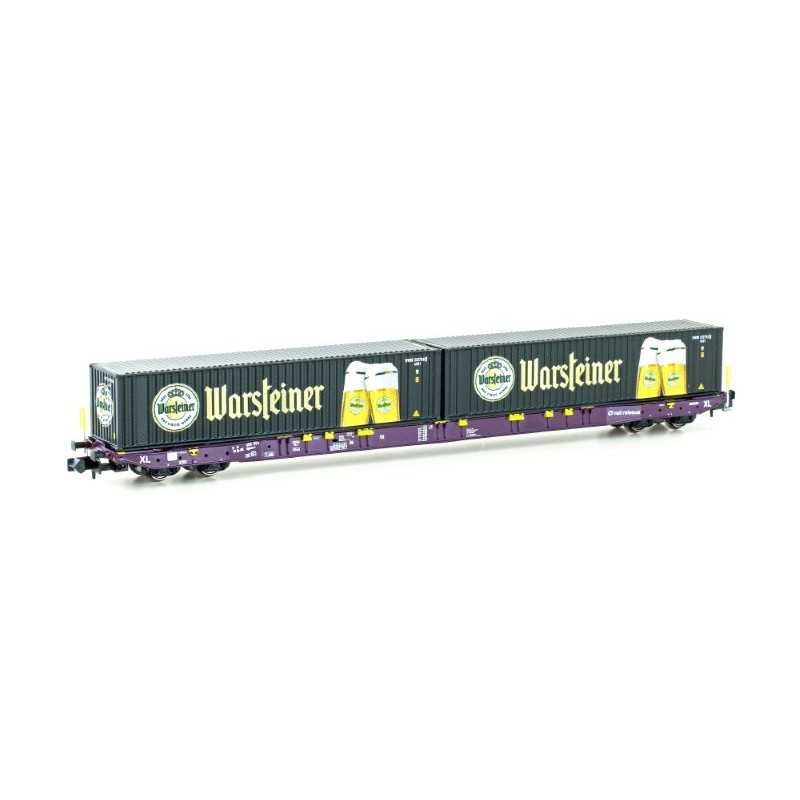 Hobbytrain H23105 . Containerwagen Sggnss’80 Railrelease
