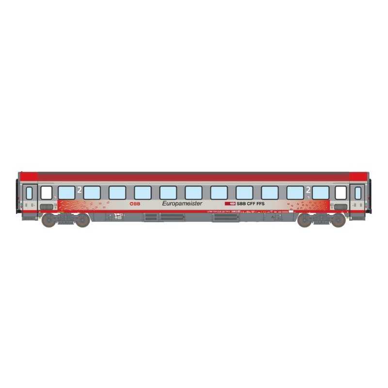 ASM 25950 OBB Rijtuig Bmz, 2.Kl. ÖBB, Ep.VI, Europameister 2008
