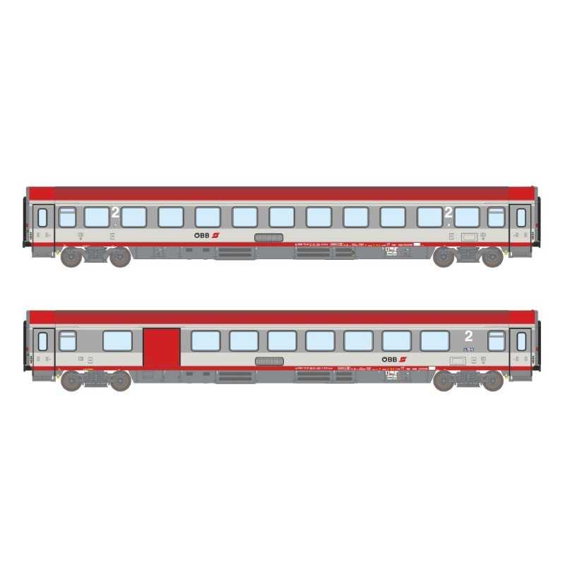 ASM 258177 OBB Rijtuigenset BDbmpsz + Bmz 2e klasse