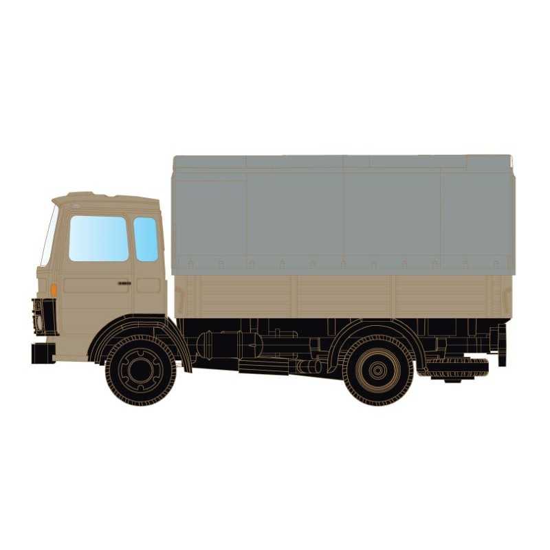 MiNis LC4830 . Daf 900 met laadbak/zeil neutraal