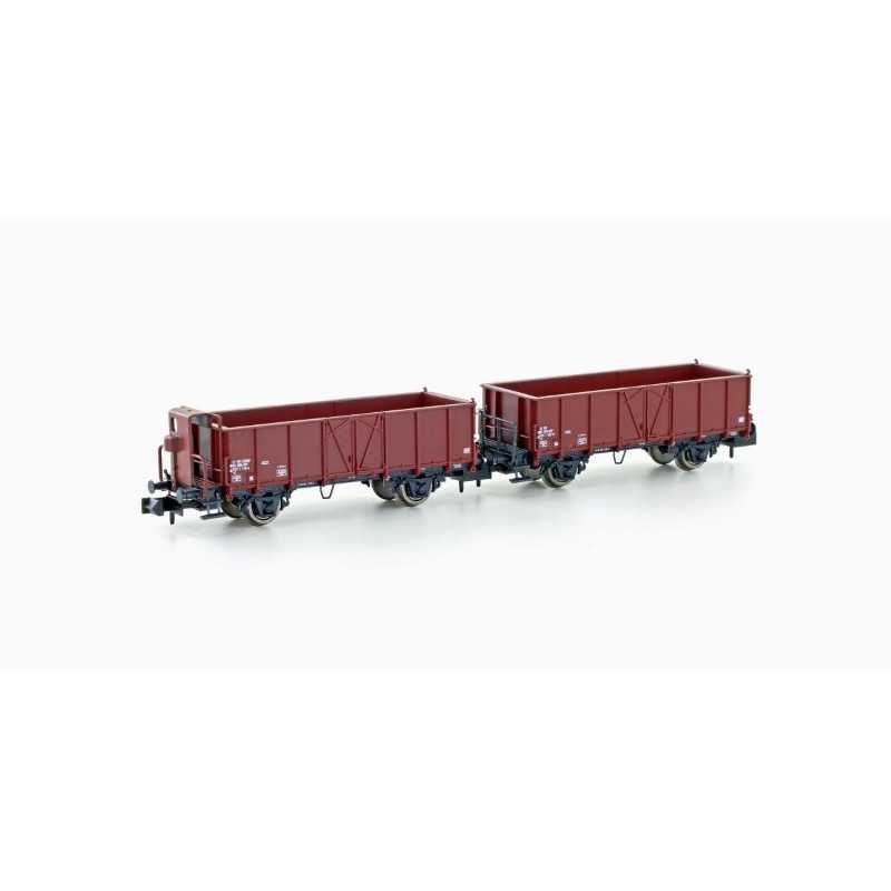 Hobbytrain H24352 SBB Open goederenwagenset 2-delig Type L6 "Stahl-Ausführung"