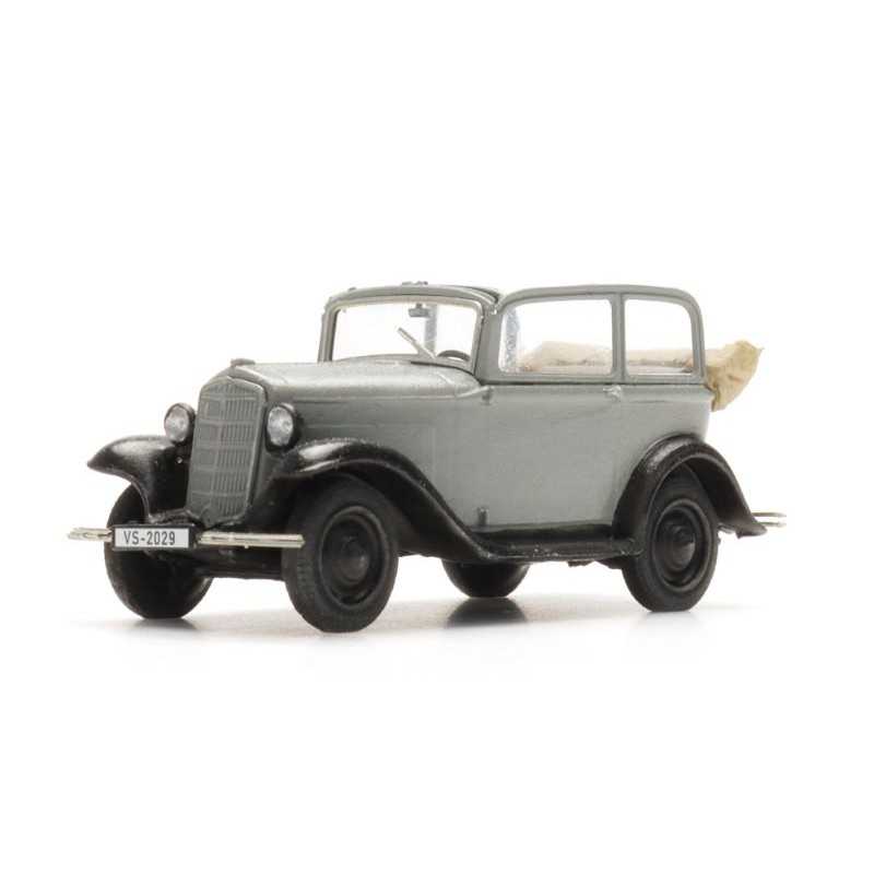 Artitec 316.138 Opel P4, kap omlaag, grijs