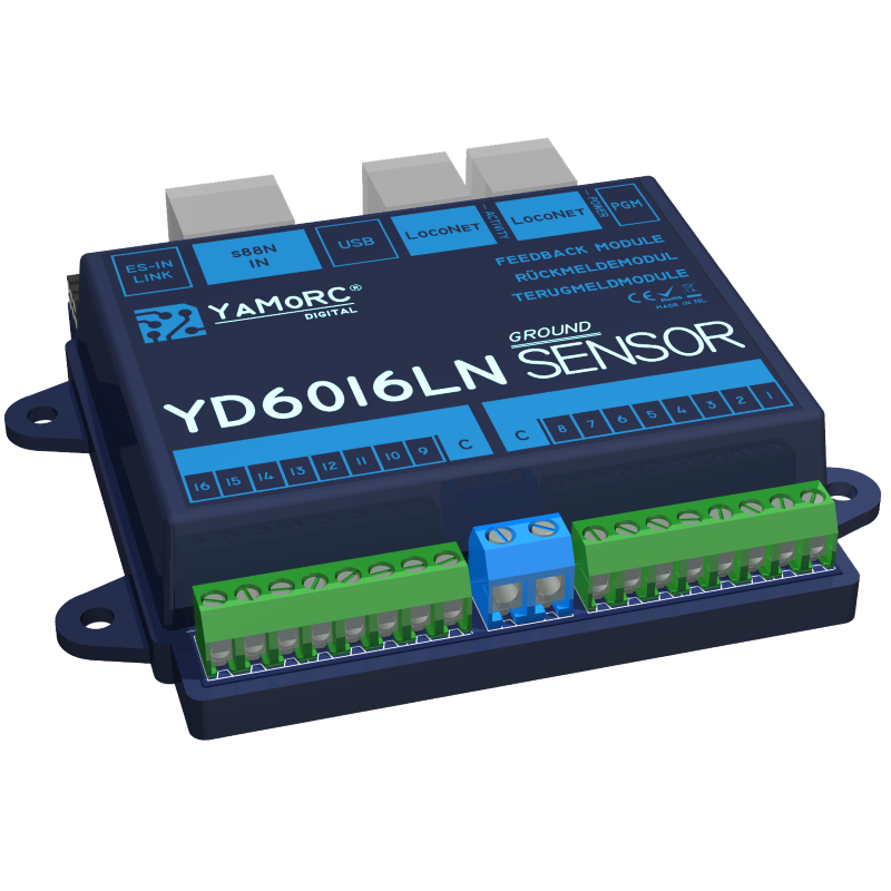 YAMORC YD6016LN-GND Terugmelddecoder Loconet, GND (Massadetectie)