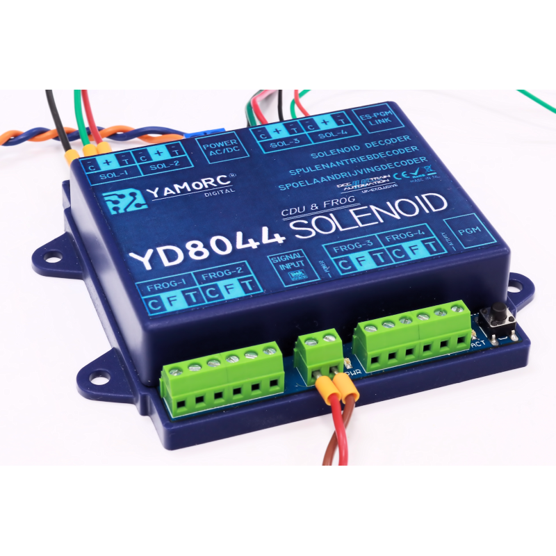 YAMORC YD8044 Wisseldecoder (spoelen) 4 voudig met puntstuk schakeling