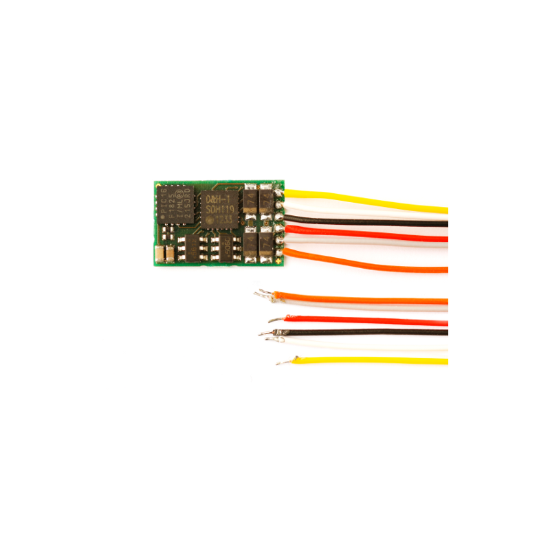 Doehler & Haass DH05C-3 Locdecoder met draad SX1, SX2, DCC en MM