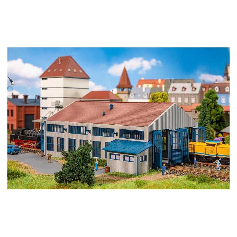 Faller 222107 Moderne Locomotiefloods voor 2 sporen