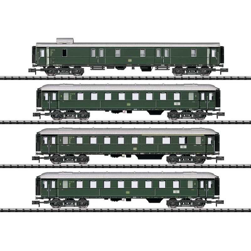 Minitrix 15015 DB Rijtuigenset 4-delig "Wagenlauf München - Mittenwald"