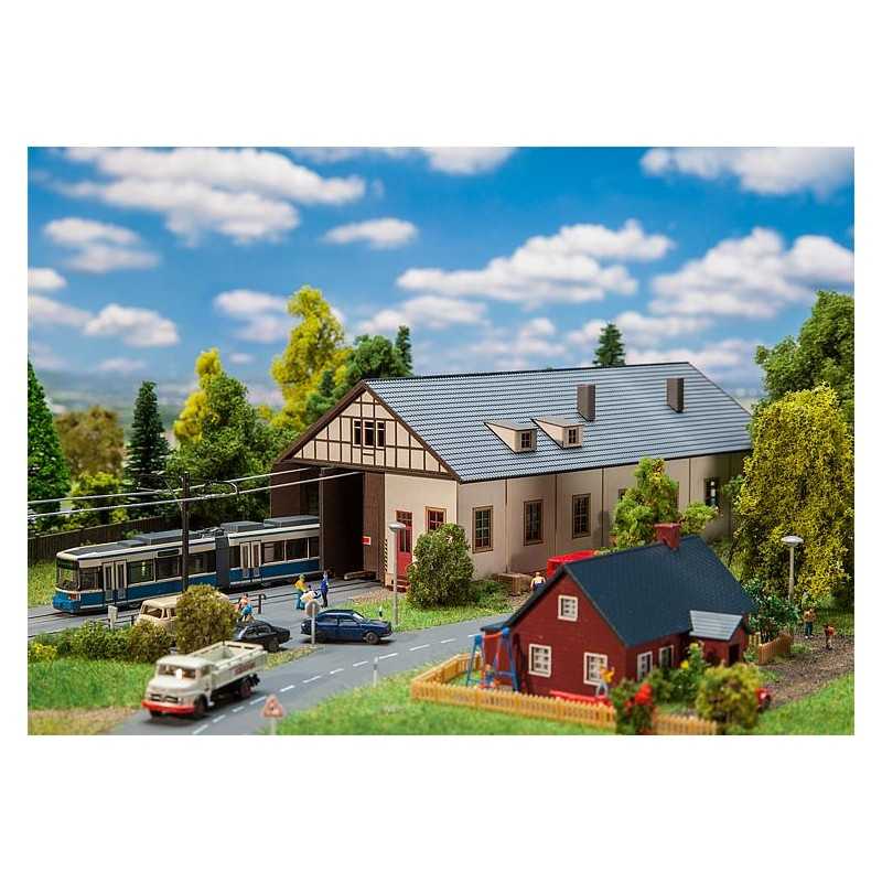 Faller 222101 Tram depot "Naumburg" Lasercut