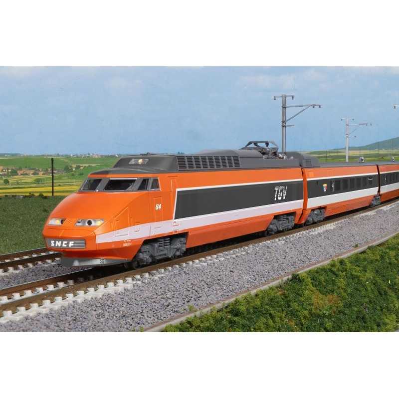 Kato K10-2085 SNCF Treinstel TGV SUD-EST 5-delig Zug 84, Digitaal met Sound