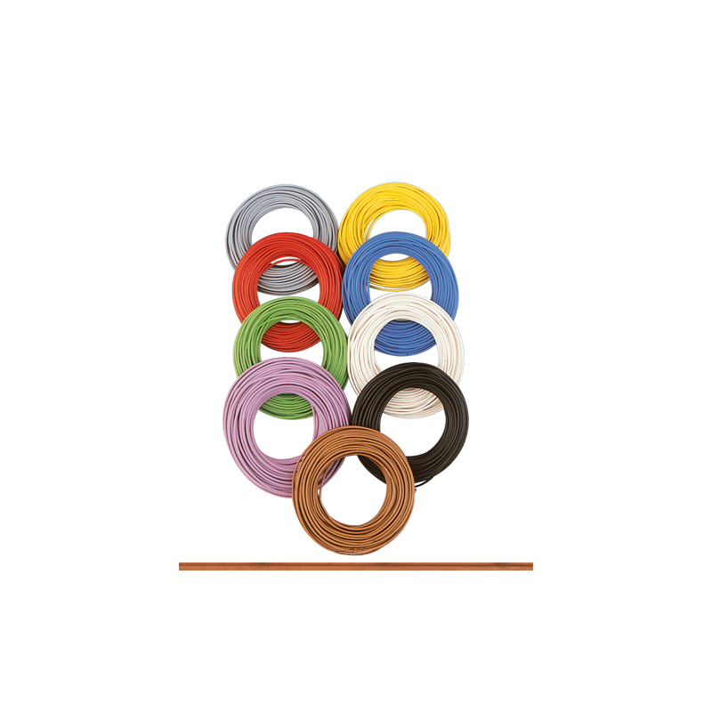 Brawa 32400 Decoderdraad 0.05 mm 10 mtr paars