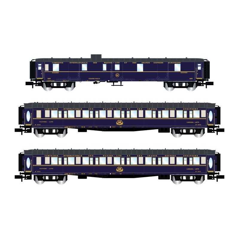Arnold HN4401 CIWL Rijtuigenset 3-delig "Train Blue"