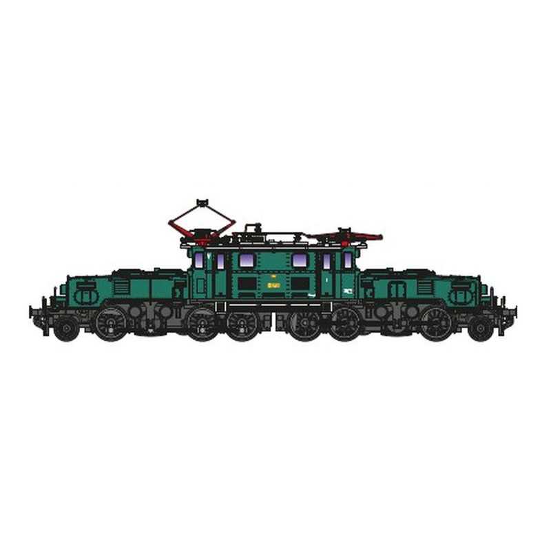 Jagerndorfer JC60200_5 OBB E-Loc Krokodil Rh 1100 Museumslok Groen