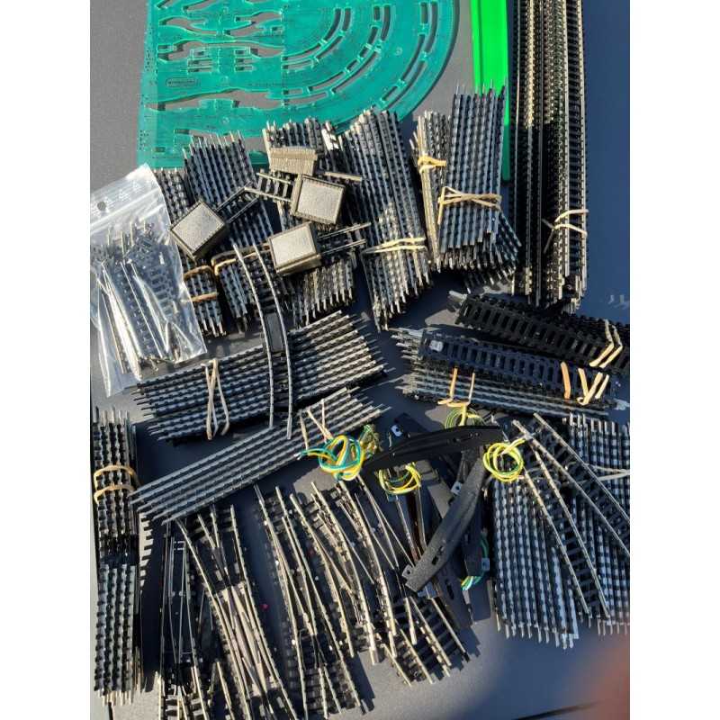 Minitrix Kavel Minitrixrails(2) . Verzameling Minitrix Rails en wissels 172 stuks!