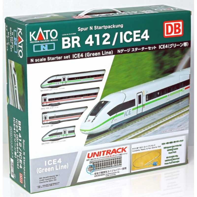 Kato K10-017 DB-AG Startset ICE-4/Br412 met trafo en rails "Klimaschützer"
