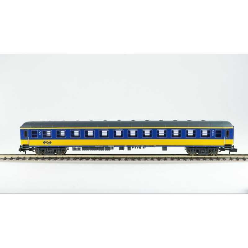Fleischmann 818646NL NS Rijtuig ICK 2e klasse blauw/geel 50 84 22-37 946-3